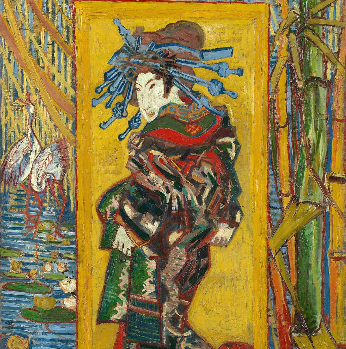 梵高 日本情趣：花魁