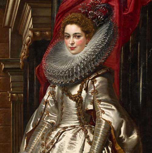 魯本斯 布里吉達·斯皮諾拉·多里亞侯爵夫人肖像